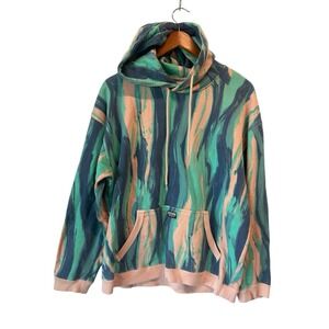 Rare Adidas Originals FBLS AOP Men's Pastel GN3336 Colors Hoodie Size Large